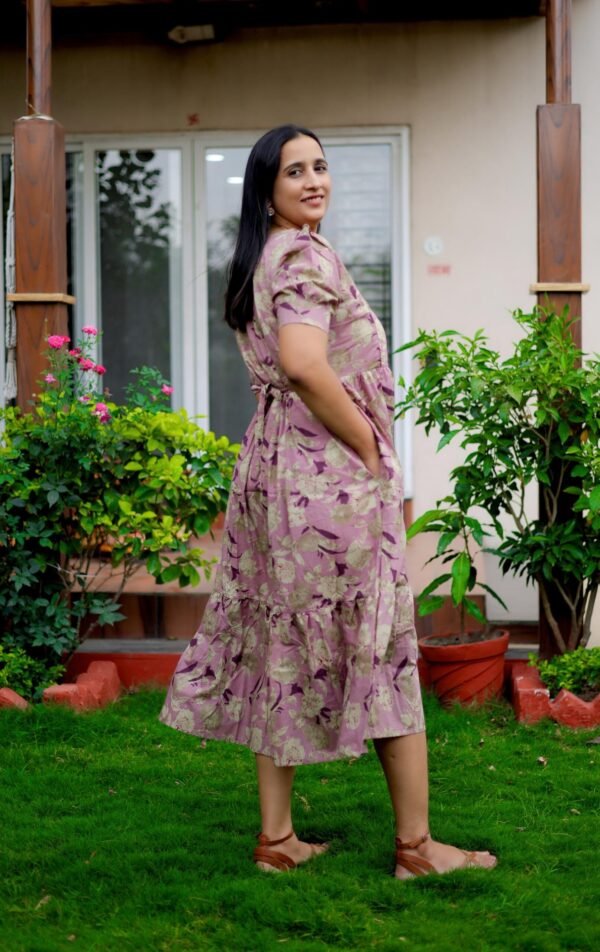 Blush Botanica Maternity & Nursing Dress - Image 2