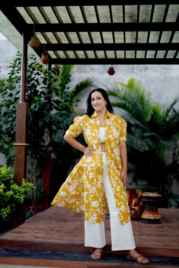 Sunflower Yellow Floral Maxi Dress - Image 5