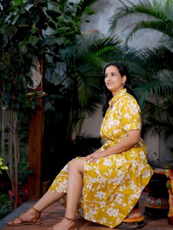 Sunflower Yellow Floral Maxi Dress