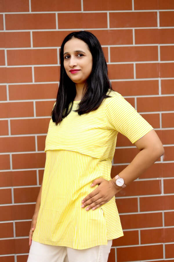 Lemon Light Nursing Blouse - Image 2