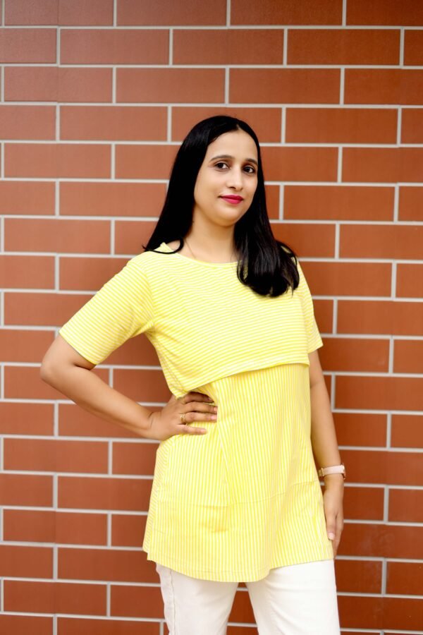 Lemon Light Nursing Blouse - Image 3