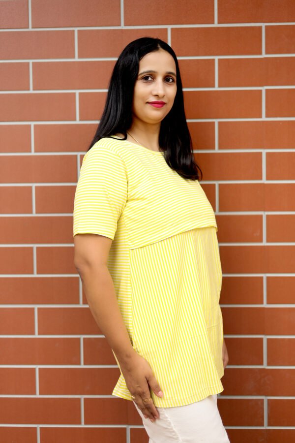 Lemon Light Nursing Blouse - Image 4