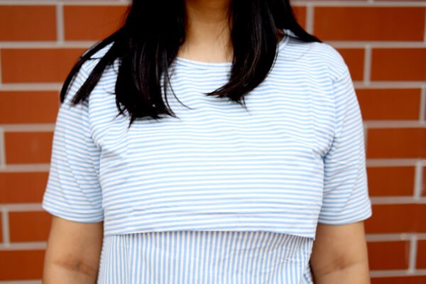 Ocean Breeze Nursing Blouse - Image 4