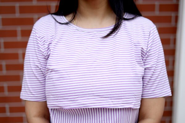 Lavender Bliss Nursing Blouse - Image 5