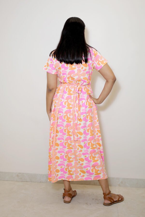 Sunset Bloom Nursing Maxi Dress - Image 5