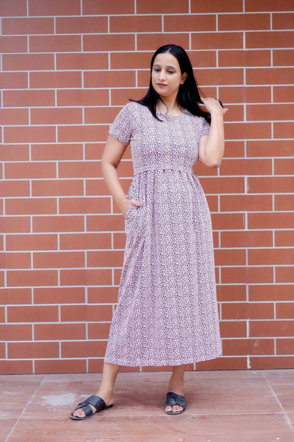 Wild Whisper Maternity Dress - Image 2