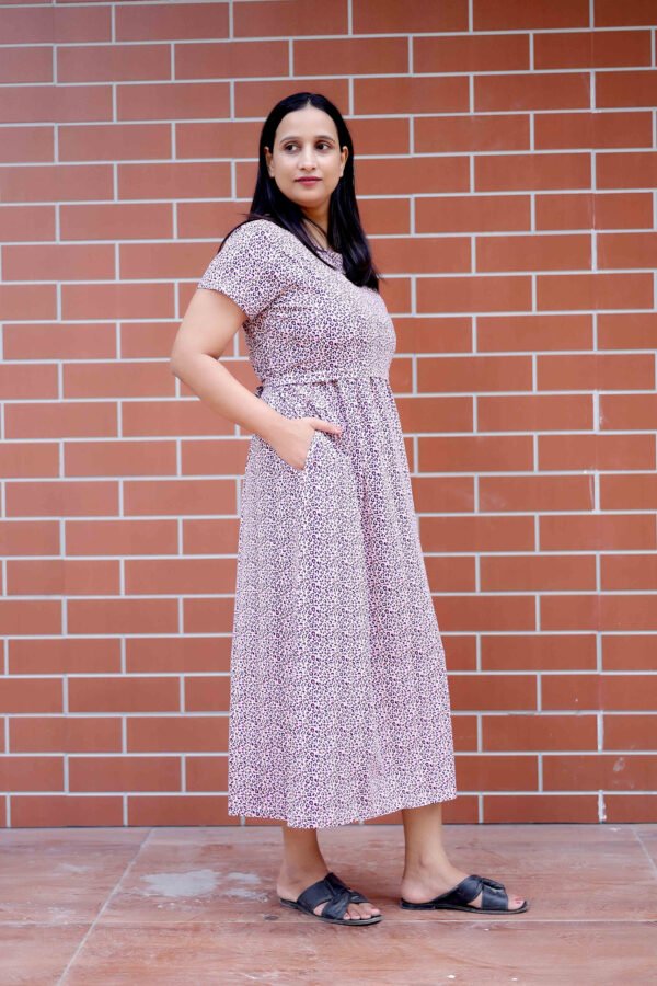 Wild Whisper Maternity Dress - Image 3