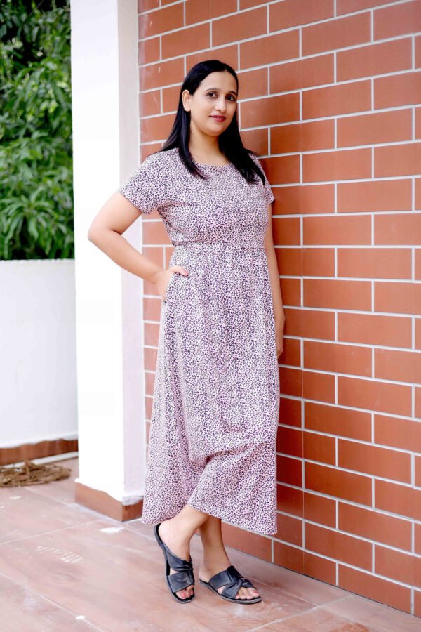 Wild Whisper Maternity Dress - Image 4