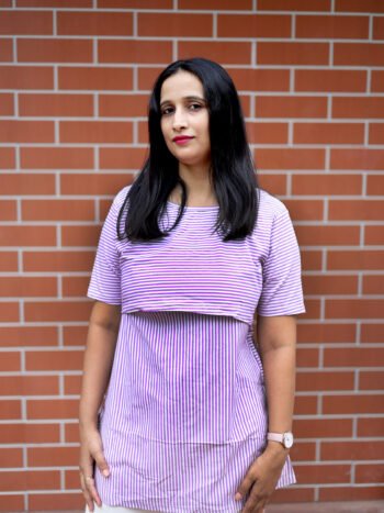 Lavender Bliss Nursing Blouse