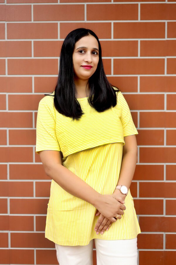 Lemon Light Nursing Blouse
